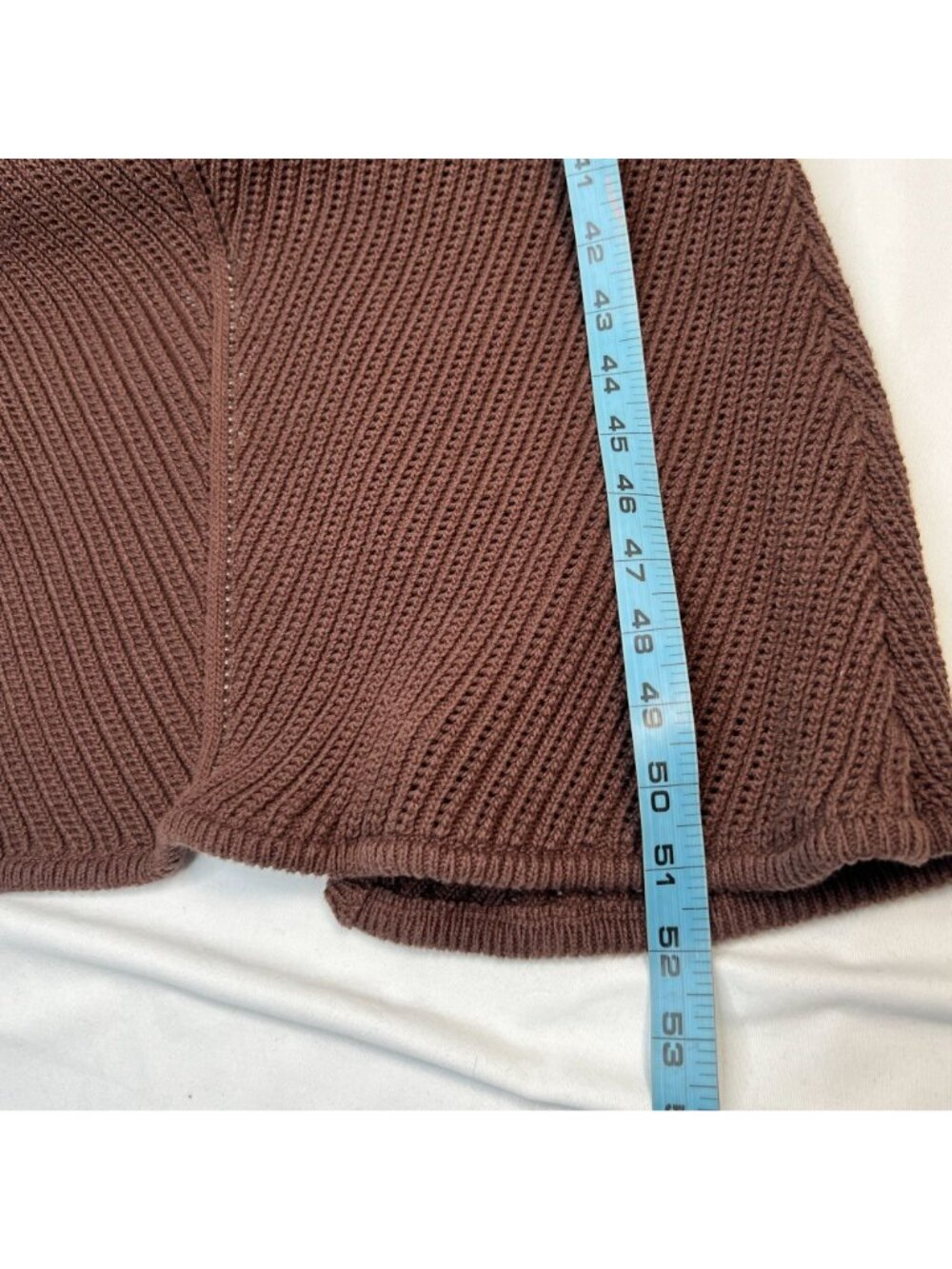 DISSH Bloom Chocolate Crochet Maxi Dress Knit Fitted Sleeveless Brown Large - Picture 6 of 14
